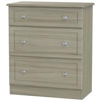 pembroke driftwood chest of drawer 3 drawer deep