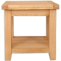 Perth Natural Oak Lamp Table