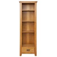 perth oak bookcase small