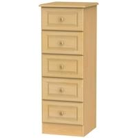 Pembroke Beech Chest of Drawer - 5 Drawer Locker