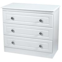 Pembroke White Chest of Drawer - 3 Drawer