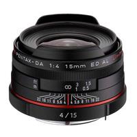 Pentax 15mm f4 ED AL Limited Lens - Black