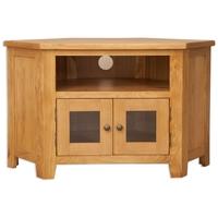 Perth Oak Tv Cabinet - Glazed