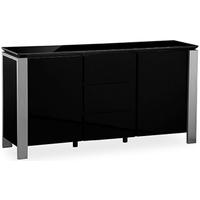 Pella Black High Gloss Large Sideboard