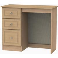 pembroke light oak dressing table vanity knee hole