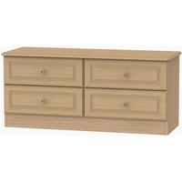 Pembroke Light Oak Bed Box - 4 Drawer