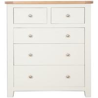 Perth French Ivory Chest of Drawer - 2+3 Drawer