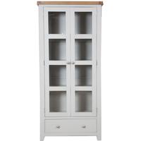 Perth French Grey Display Cabinet