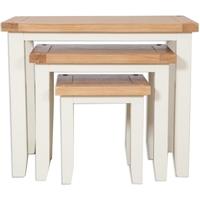 Perth French Ivory Nest Of Tables