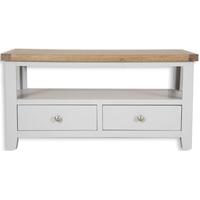 Perth French Grey Coffee Table - 2 Drawer