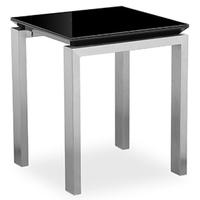 Pella Black High Gloss Side Table