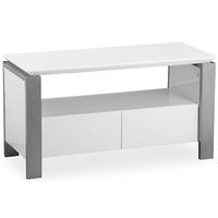 Pella White High Gloss Large TV Unit