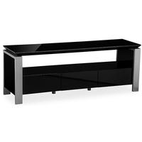 Pella Black High Gloss Small TV Unit