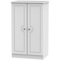 pembroke white wardrobe 2ft 6in plain midi