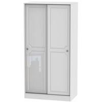 Pembroke High Gloss White Sliding Wardrobe