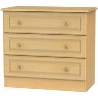 Pembroke Beech Chest of Drawer - 3 Drawer