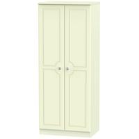 Pembroke Cream Wardrobe - 2ft 6in Plain