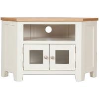 Perth French Ivory TV Cabinet - Glazed