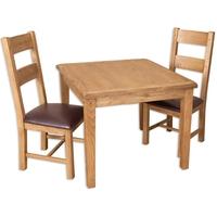 Perth Country Oak Dining Set - 4 Seater