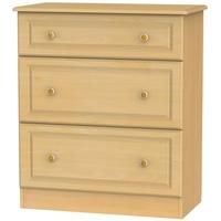 pembroke beech chest of drawer 3 drawer deep