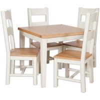 Perth French Ivory Dining Set with 4 Chair