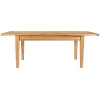 perth oak dining table extending 6 seater