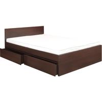 Pello Dark Mahogany under Drawers Bed