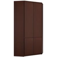 Pello Dark Mahogany Wardrobe - Corner