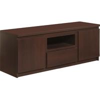 Pello Dark Mahogany TV Cabinet - 2 Door 1 Drawer