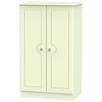 pembroke cream wardrobe 2ft 6in plain midi