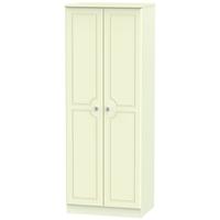 Pembroke Cream Wardrobe - Tall 2ft 6in Plain