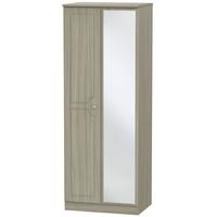 Pembroke Driftwood Wardrobe - Tall 2ft 6in with Mirror