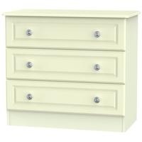 Pembroke Cream Chest of Drawer - 3 Drawer