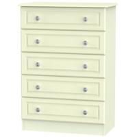 Pembroke Cream Chest of Drawer - 5 Drawer