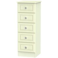 pembroke cream chest of drawer 5 drawer locker