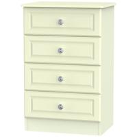 pembroke cream chest of drawer 4 drawer midi