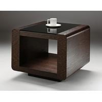 Penthouse Dark Elm Square Lamp Table