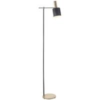 Pelle Antique Brass Floor Lamp