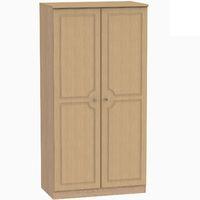 pembroke 2 door large wardrobe light oak