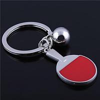 Personalized Engraved Gift Table Tennis Racket Shaped Keychain