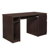 Pello Twin Pedestal Desk Dark Mahogany