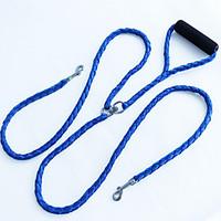 Pet Traction Rope Hand Woven Rope Handle Double Headed High-Quality Dog Rope Winding Preventing Double Traction