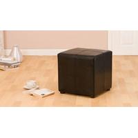 Pendle Footstool Black