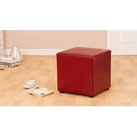 Pendle Footstool Red