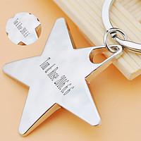 Personalized Gift Keychain Stainless Steel Modern / Creative