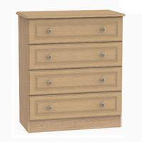 Pembroke 4 Drawer Chest Light Oak