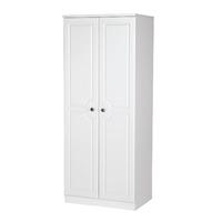 pembroke 2 door large wardrobe white