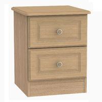 Pembroke 2 Drawer Bedside Cabinet