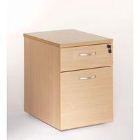 PEDESTAL - MOBILE, 2 DRAWER BEECH - CLASSIC FURNITURE