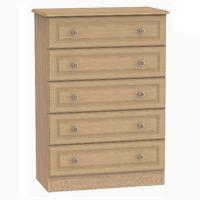 Pembroke 5 Drawer Chest Light Oak